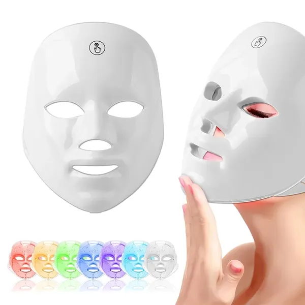 ansigt led lysmaske, ansigt led maske, ansigt lys maske, ansigtsløftning maske, skønhed maske, led maske, led ansigtsmaske lysterapi