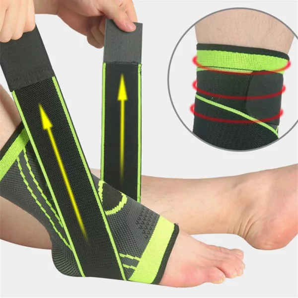 ankelbandage, ankelstøtte, kompressionsankelbandage, ankelbandage til forstuvning, ankelkompressionsærme