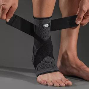 Kompressions Ankelbandage - Justerbar Sort