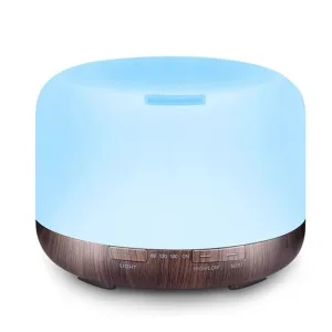 Luftbefugter Fjernbetjening Aroma Diffuser - Mørkt Træ