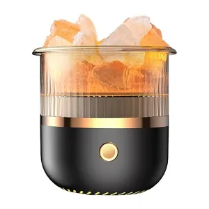 Luftbefugter med Krystalsalt USB Aroma Diffuser - Sort