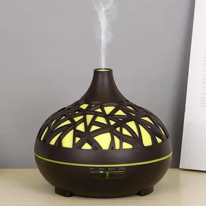 luftfugter, diffuser for æterisk olie, aromaterapi diffuser, luftfugter, træbefugter