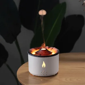 Volcano Luftbefugter Vandmand Aroma Diffusor - Hvid