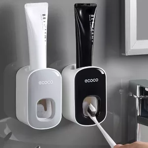 automatisk tandpasta dispenser, tandpasta dispenser, vægmonteret tandpasta dispenser, elektrisk tandpasta dispenser