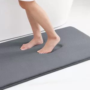 bademåtte, badeværelsesmåtte, badeværelsestæppe, badeværelsestæppe, memory foam bademåtte, skridsikker bademåtte, memory foam tæppe, hurtigtørrende bademåtte