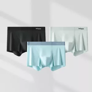 undertøj til mænd, sømløst undertøj, boxer til mænd, sømløs boxer, ice silk undertøj