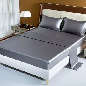 satin sengetøjssæt, satin lagner