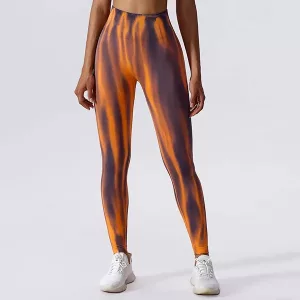 leggings, gymnastikleggings, sømløse leggings, træningsleggings, leggings med høj talje, tie dye-leggings, sportsleggings