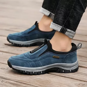 vandresko, slip on sko, slip on sneakers, vandresneakers, ruskindslædersko, skridsikre sko