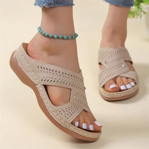 damesandaler, dameslippers, sommersandaler, slip on-sandaler, sommerslippers, slip on-slippers