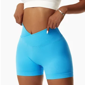 gymnastikshorts, højtaljede shorts, sportsshorts, sportsshorts til kvinder, højtaljede yogashorts, sømløse yogashorts, cykelshorts, træningsshorts