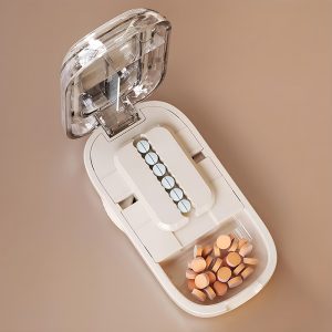 pill cutter, pill box, pill divider, pill storage box, pill case, medicine cutter
