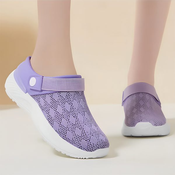 women slippers, women shoes, slip on shoes, summer shoes, casual shoes, mesh shoes, breathable shoes, summer slippers