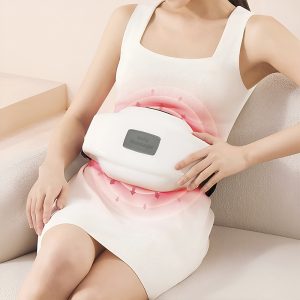 massage machine, electric massager, stomach massager, belly massager, heating massager, abdominal massager, tummy massager, kneading massager