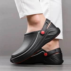 chef shoes, oil-proof shoes, non-slip slippers, kitchen shoes, chef crocs