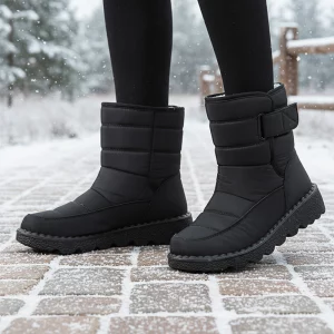winter snow boots, waterproof snow boots, insulated boots, slip on winter boots
