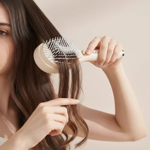 hair brush, self cleaning hair brush, anti static hair brush
