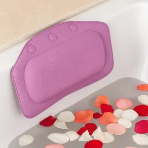 soft bath billow, bath headrest, bath back rest, bath pillow for tub, bath tub pillow, bathtub backrest