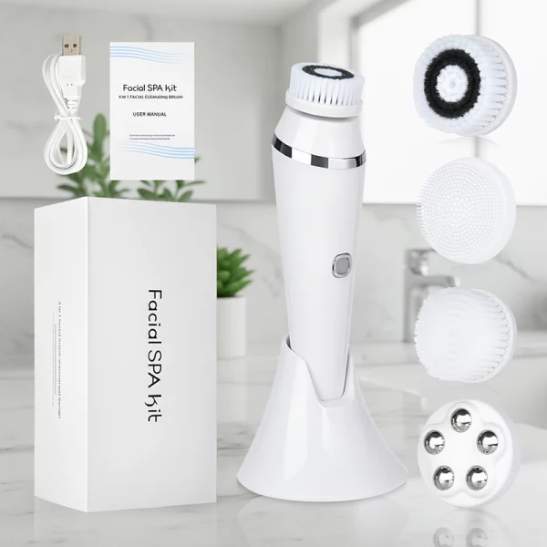 facial brush, facial cleansing brush, face scrubbing brush, exfoliating facial brush, face wash brush, silicone face scrubber, face scrubber, facial cleansing brush sonic facial cleansing brush, electric facial cleansing brush, exfoliating brush for face