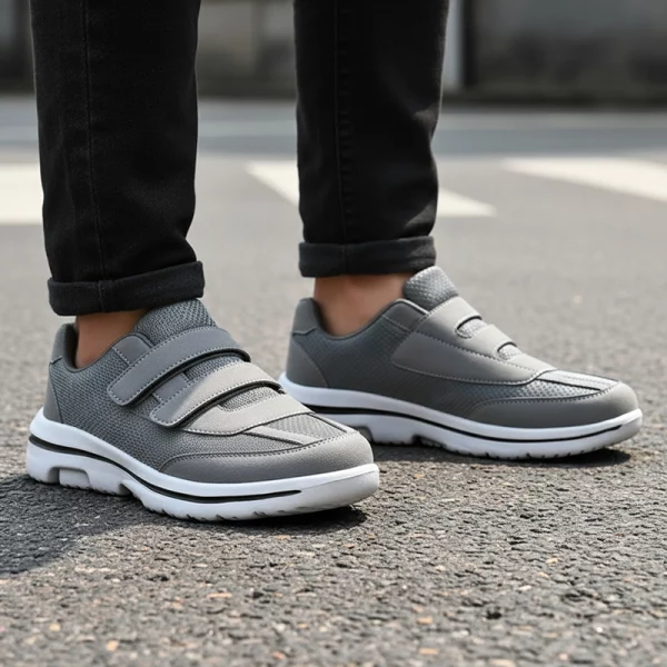 wide fit sneakers, slip-on diabetic shoes, wide toebox shoes