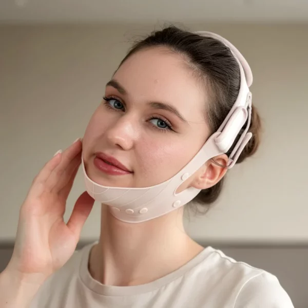 chin strap, face lifting mask, face slimming mask, double chin mask, slimming face