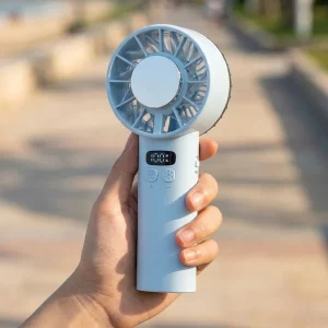 handheld fan, neck fan, portable neck fan, mini portable fan, folding hand fan, necklace fan, wearable fan, rechargeable handheld fan