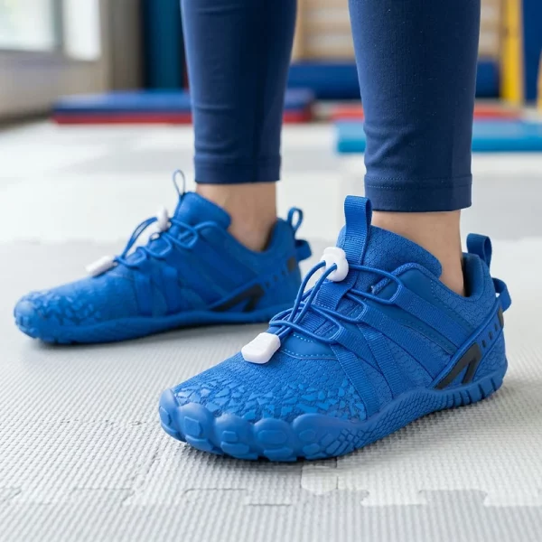 barefoot shoes, toe separated shoes, breathable sneakers, drawstring sneakers