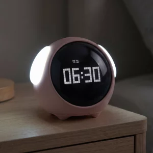 compact alarm clock, alarm clock with temperature