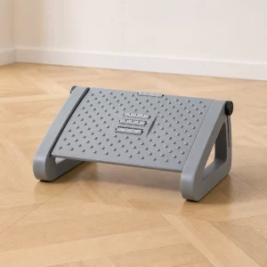 under desk footrest, ergonomic foot stool, massaging footrest, office foot rest, adjustable under desk foot rest