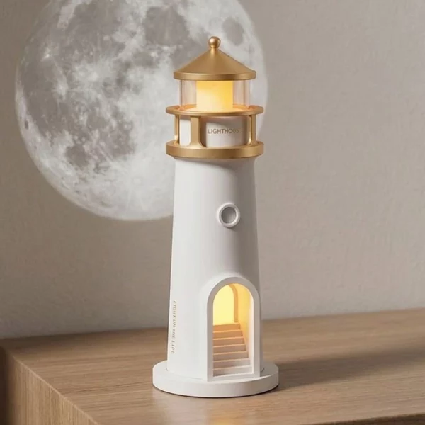 led night light, lighthouse lamp, modern table lamp, modern bedside lamp, motion sensor night light